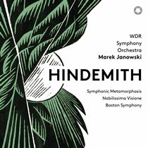 パウル・ヒンデミット：ヴェーバーの主題による交響的変容，<br/>組曲「気高き幻想」，ボストン交響楽団～弦楽合奏と金管のための協奏音楽